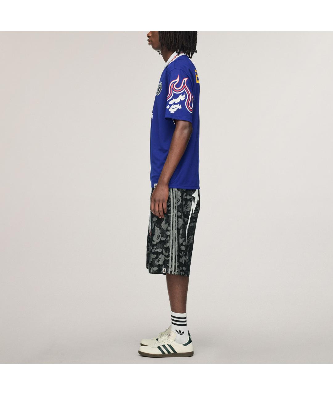 ADIDAS Синяя синтетическая рубашка, фото 5