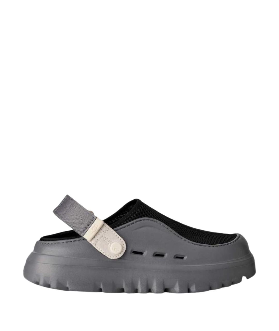 UGG AUSTRALIA Серые мюли, фото 1