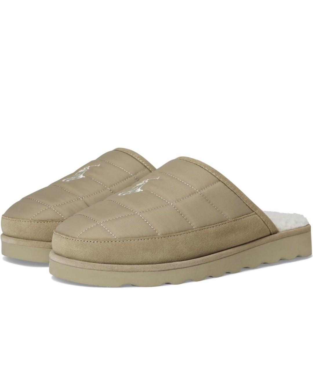 POLO RALPH LAUREN Бежевые шлепанцы, фото 9