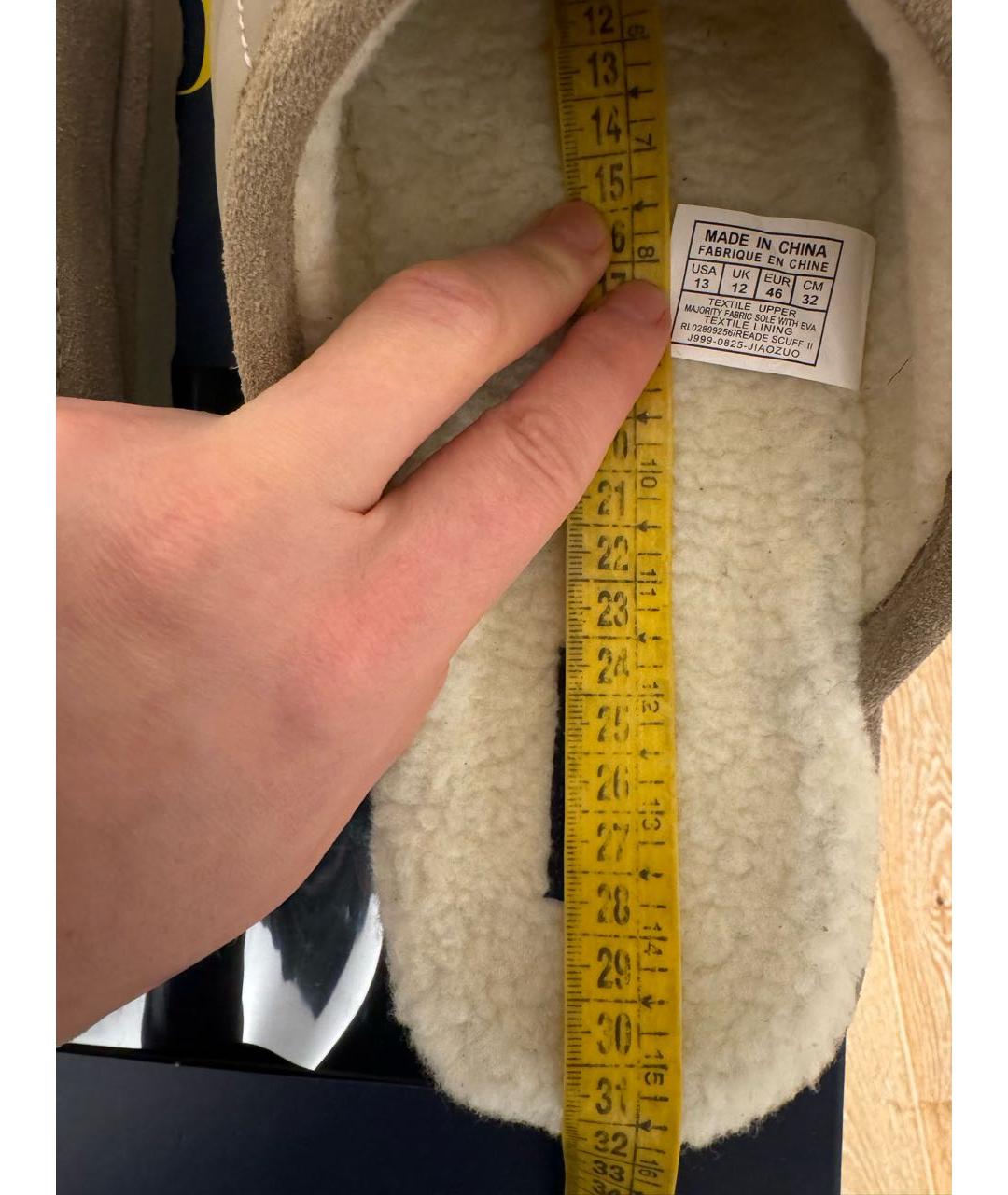 POLO RALPH LAUREN Бежевые шлепанцы, фото 5