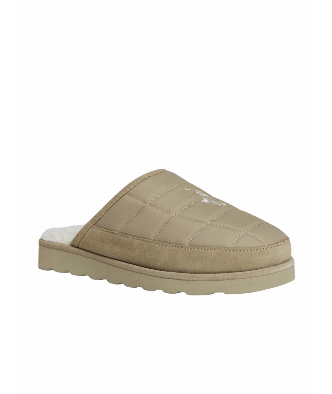 POLO RALPH LAUREN Бежевые шлепанцы, фото 1