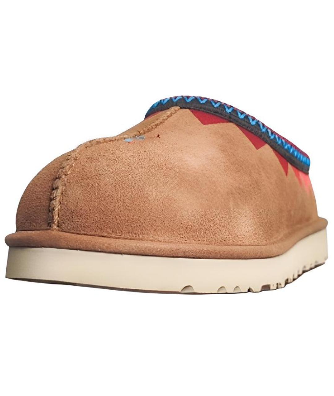 UGG AUSTRALIA Коричневые нубуковые мюли, фото 3