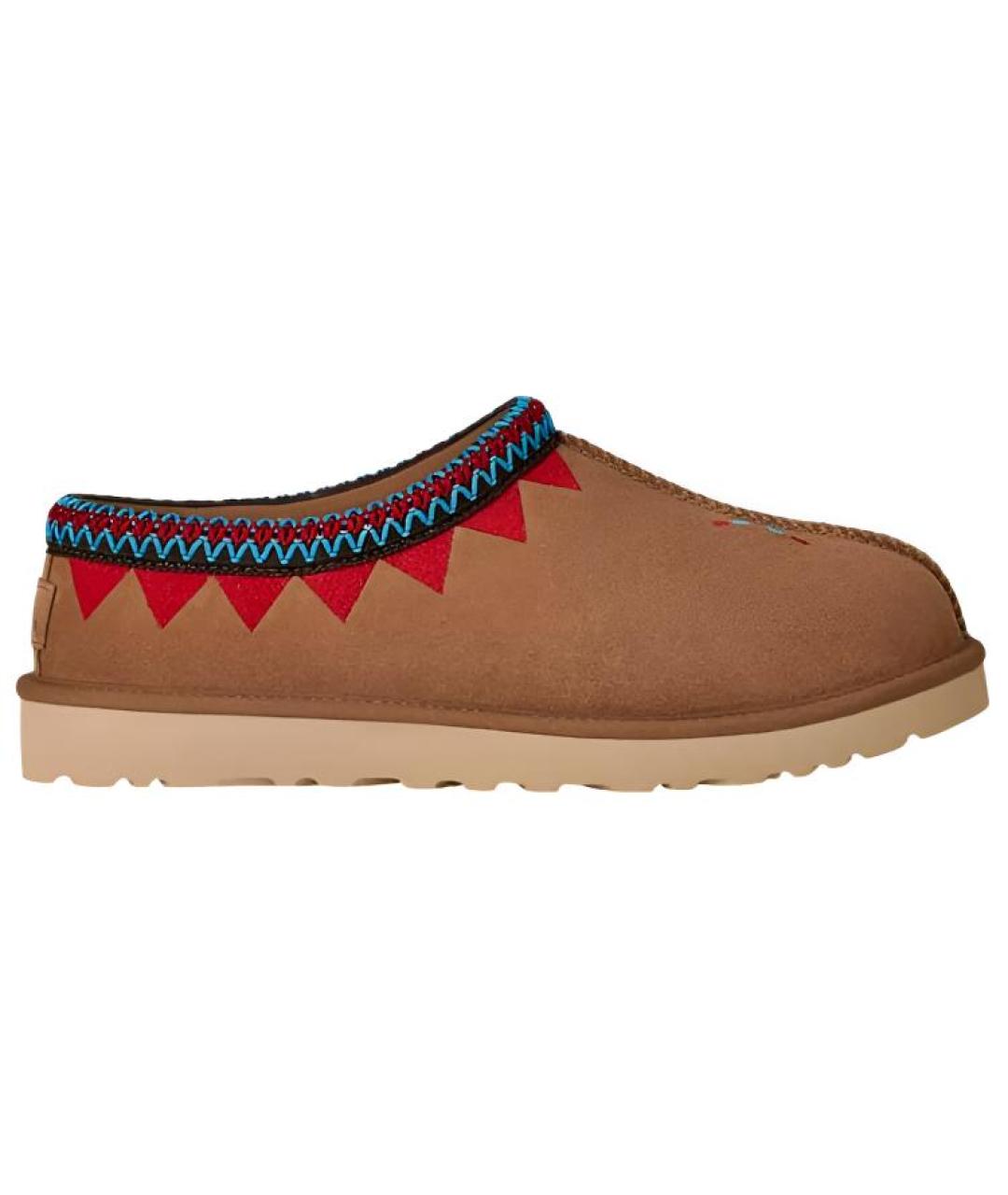 UGG AUSTRALIA Коричневые нубуковые мюли, фото 1