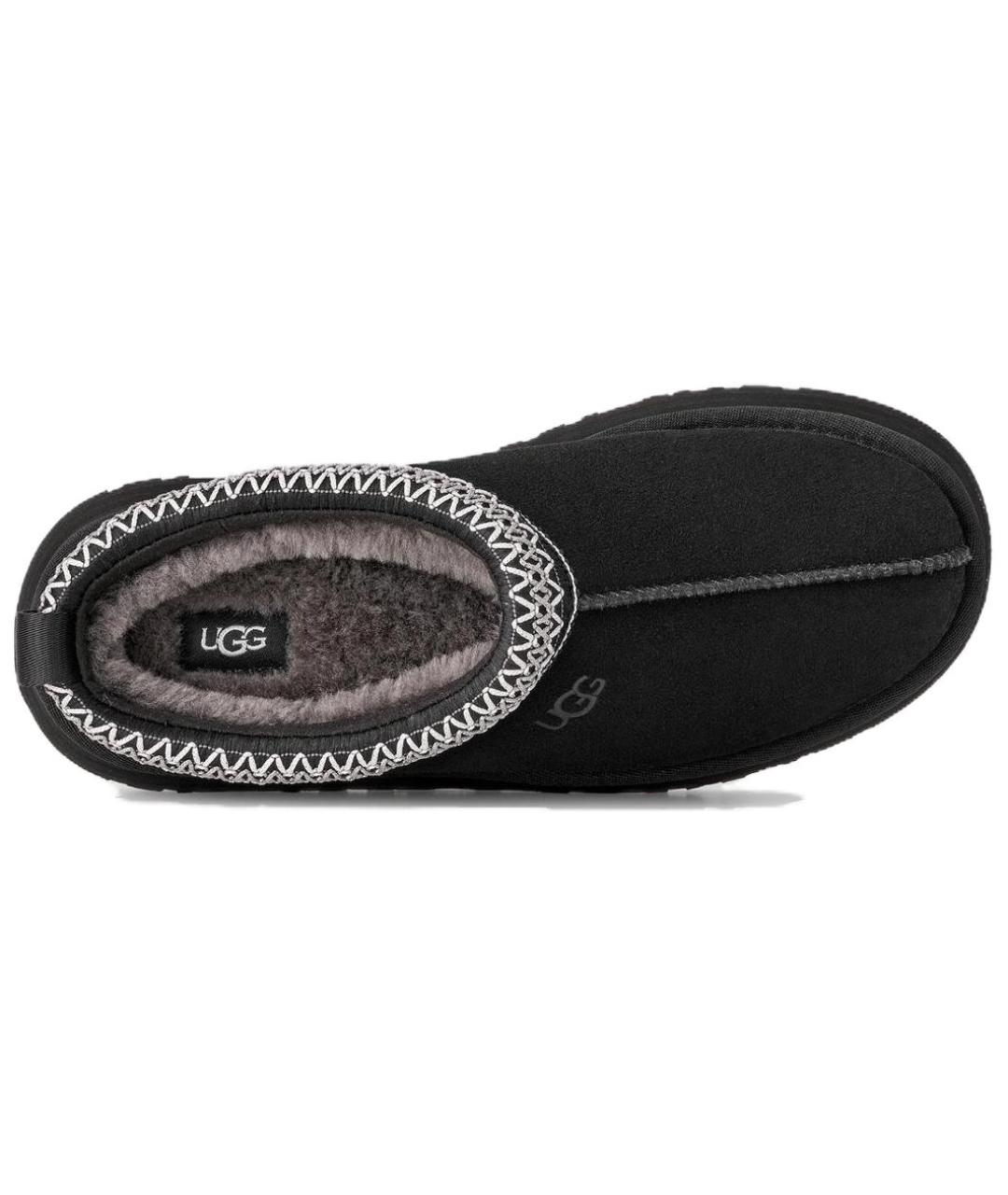 UGG AUSTRALIA Черные нубуковые мюли, фото 4