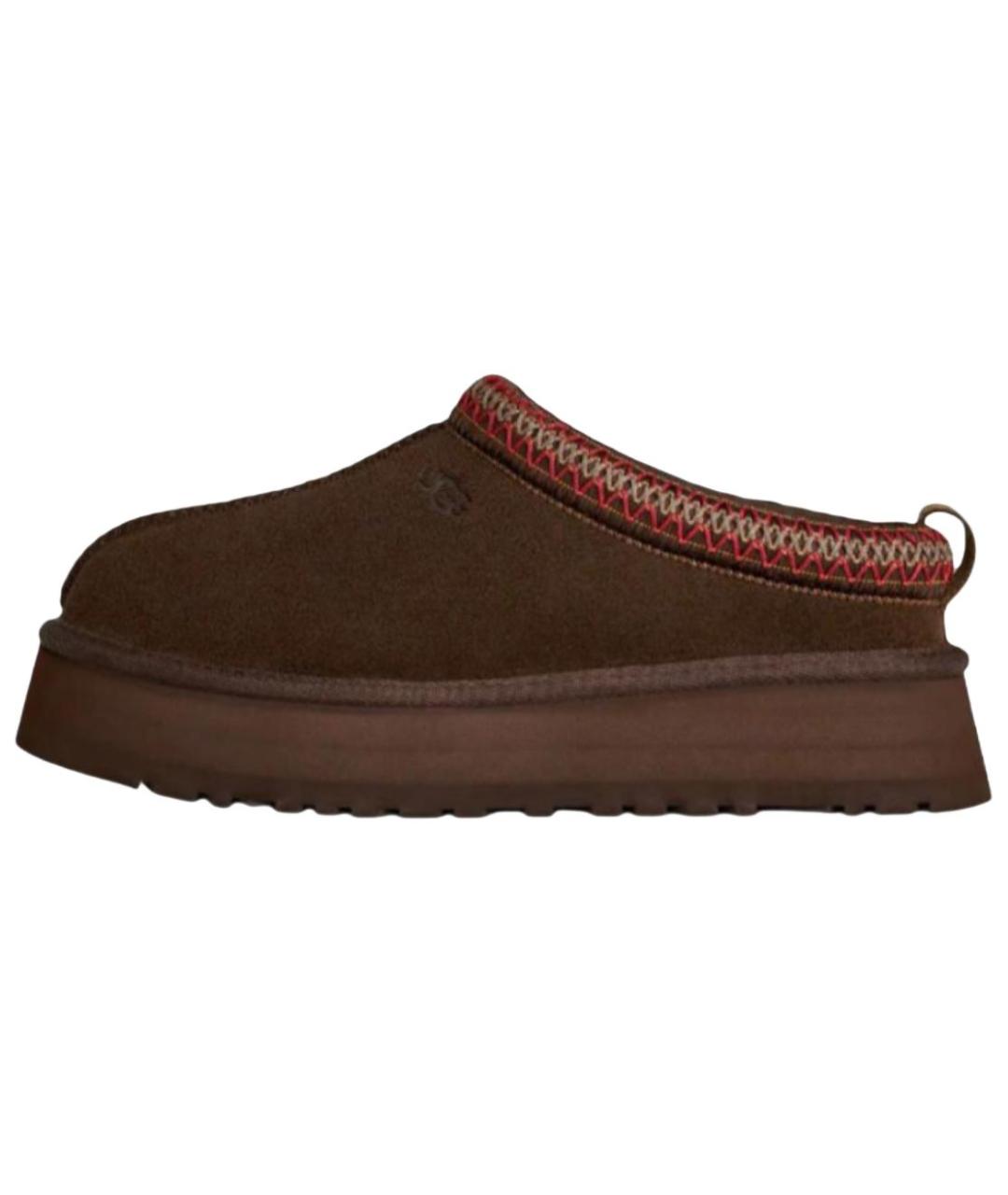 UGG AUSTRALIA Коричневые замшевые мюли, фото 2