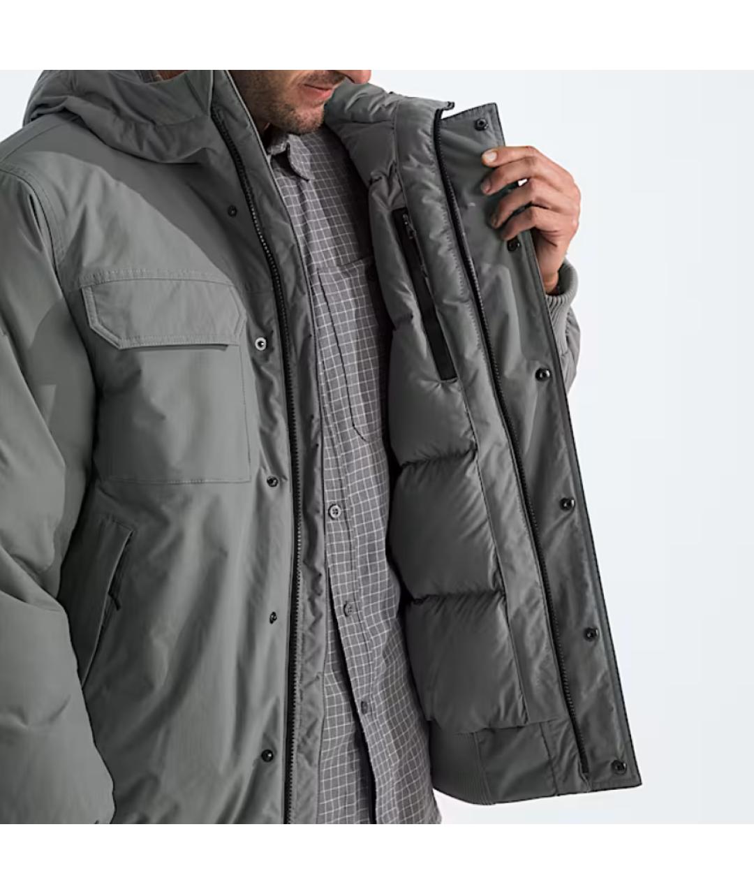 THE NORTH FACE Синий пуховик, фото 4