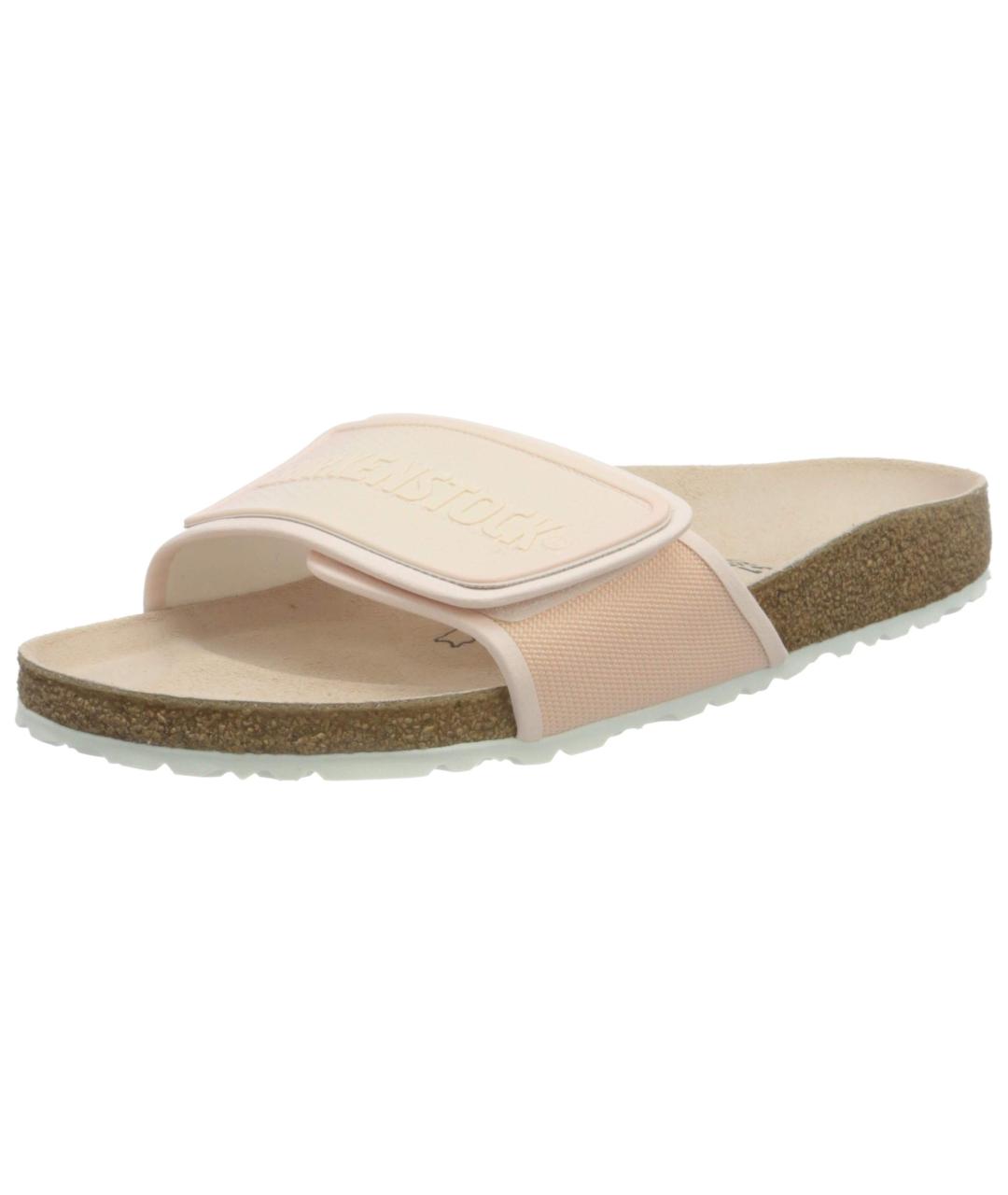 BIRKENSTOCK Розовые текстильные шлепанцы, фото 2