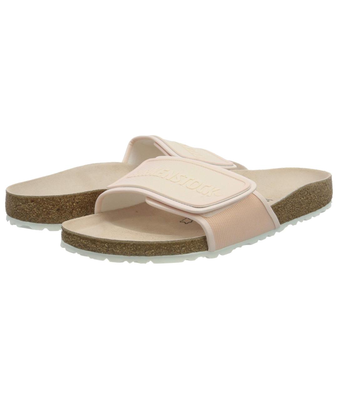 BIRKENSTOCK Розовые текстильные шлепанцы, фото 3