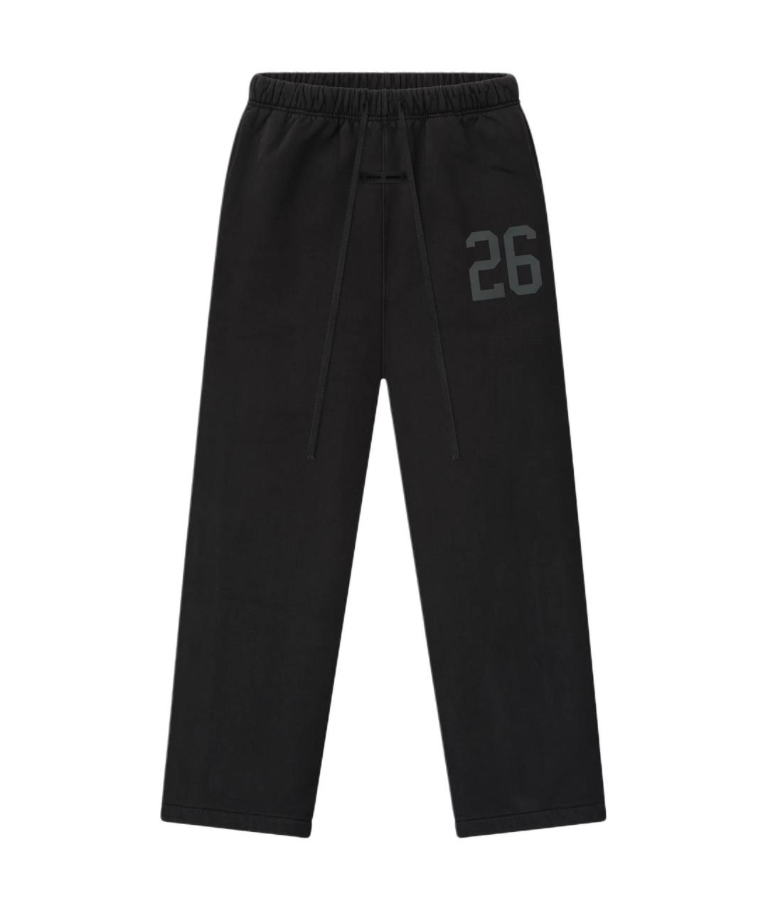 FEAR OF GOD ESSENTIALS Черные прямые брюки, фото 1