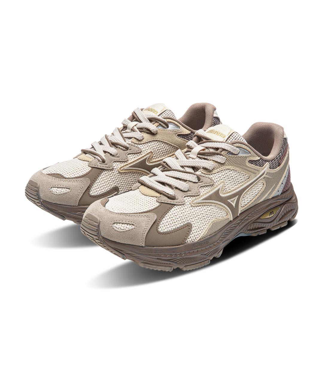 MIZUNO Бежевые текстильные кроссовки, фото 3