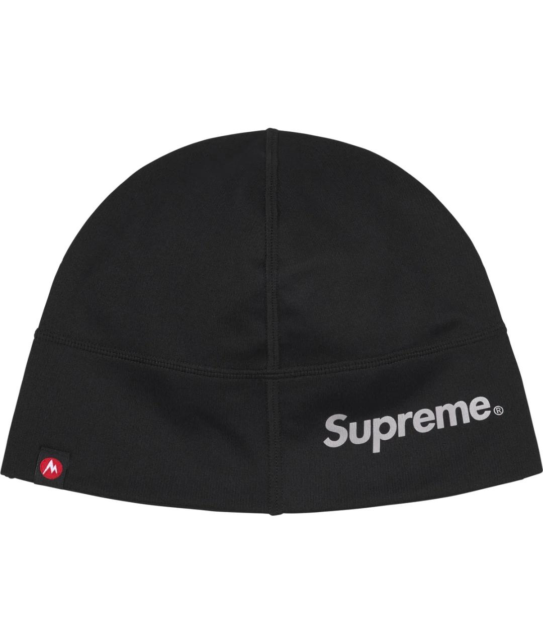 SUPREME Черная шапка, фото 1