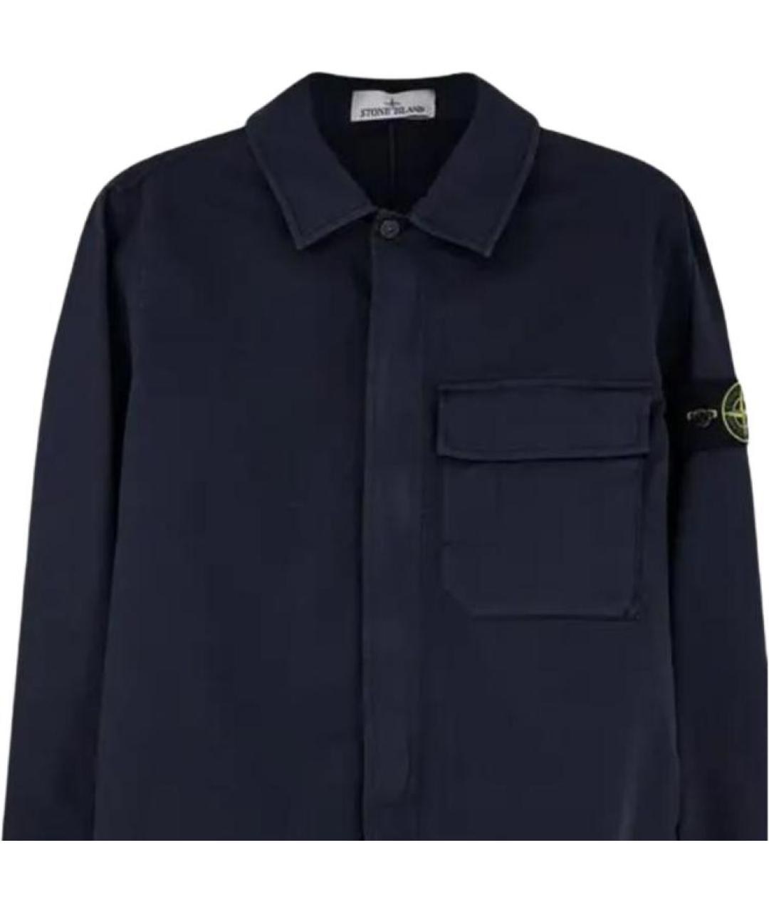 STONE ISLAND Темно-синяя куртка, фото 5