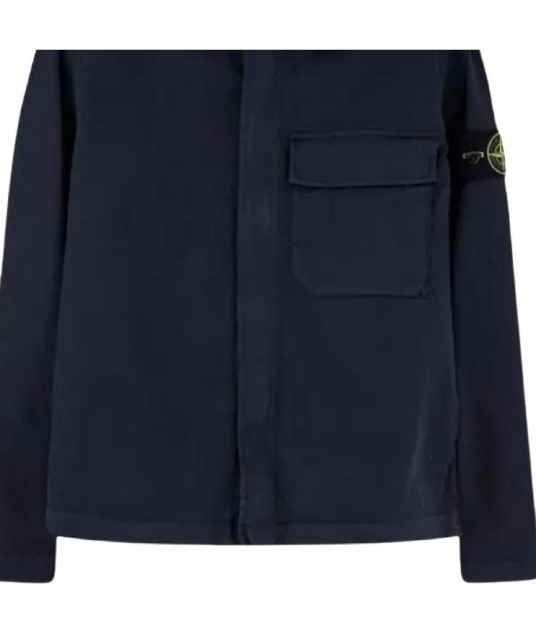 STONE ISLAND Темно-синяя куртка, фото 3