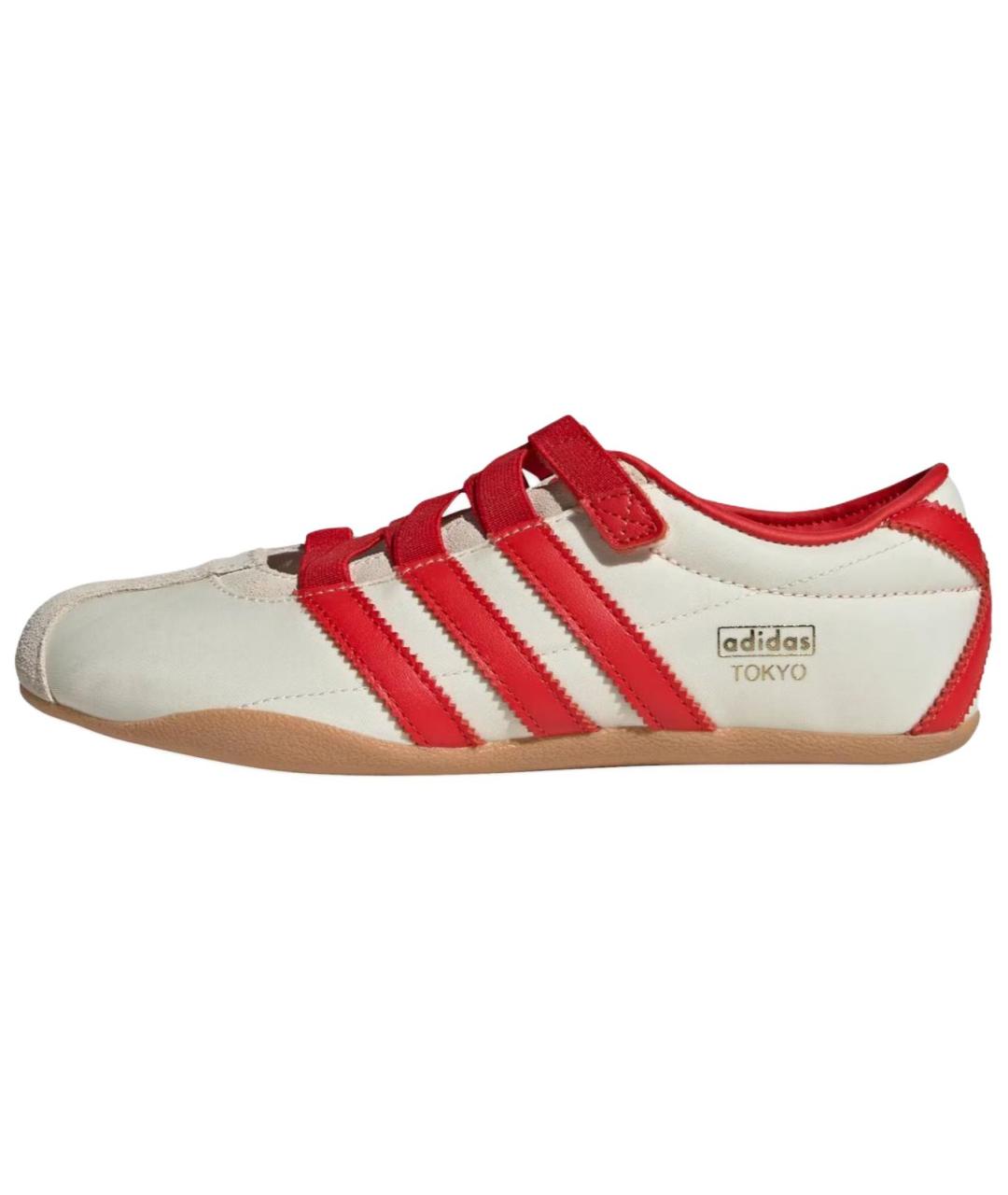 ADIDAS Белые кожаные кеды, фото 2