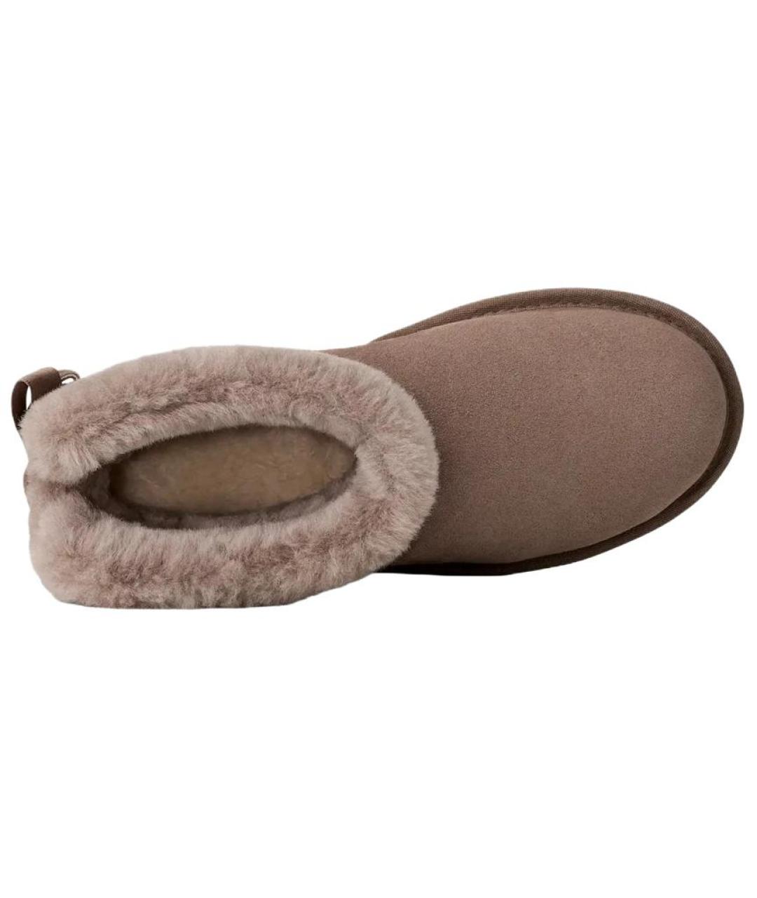 UGG AUSTRALIA Коричневые нубуковые ботинки, фото 2