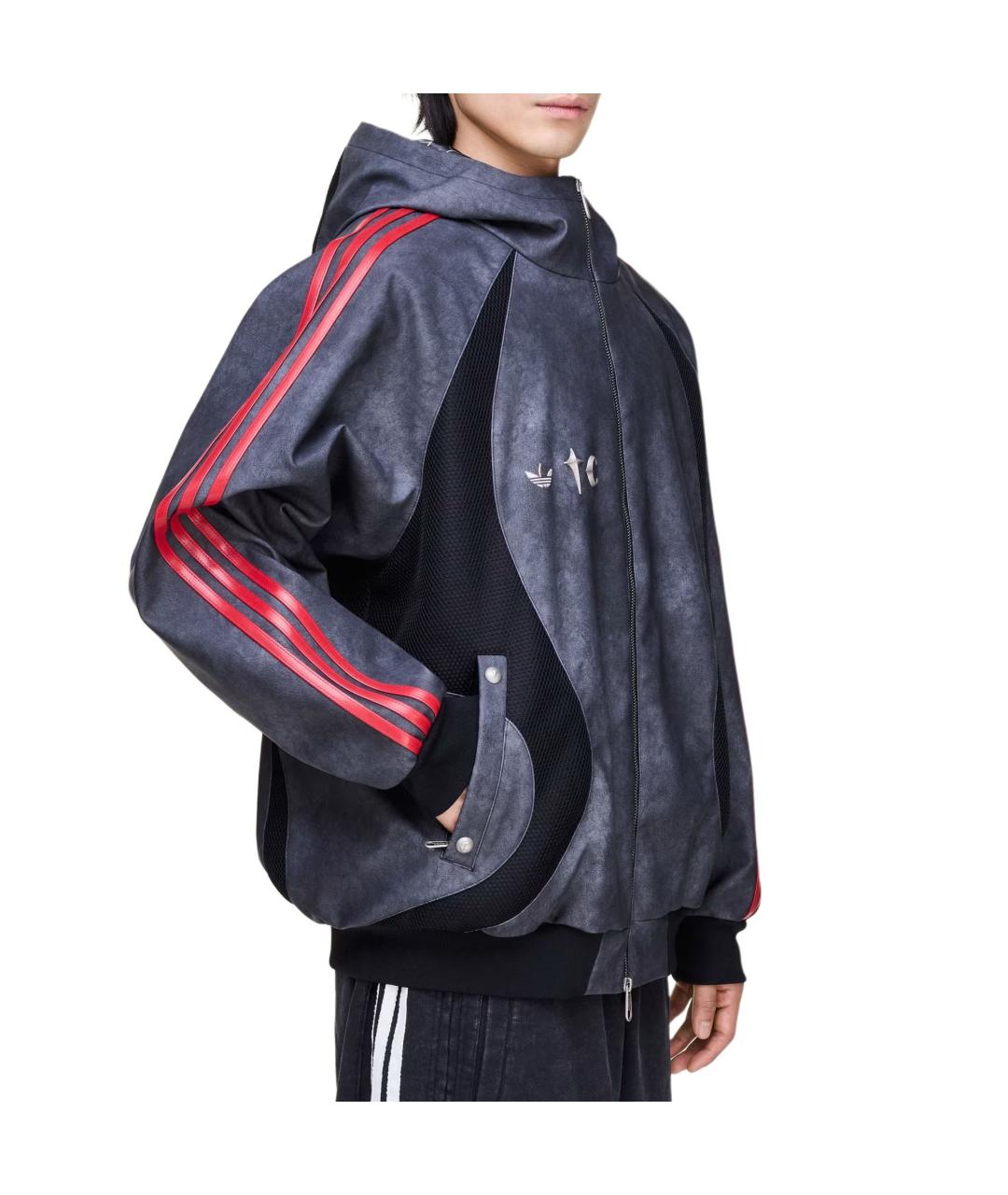 ADIDAS Антрацитовая куртка, фото 4