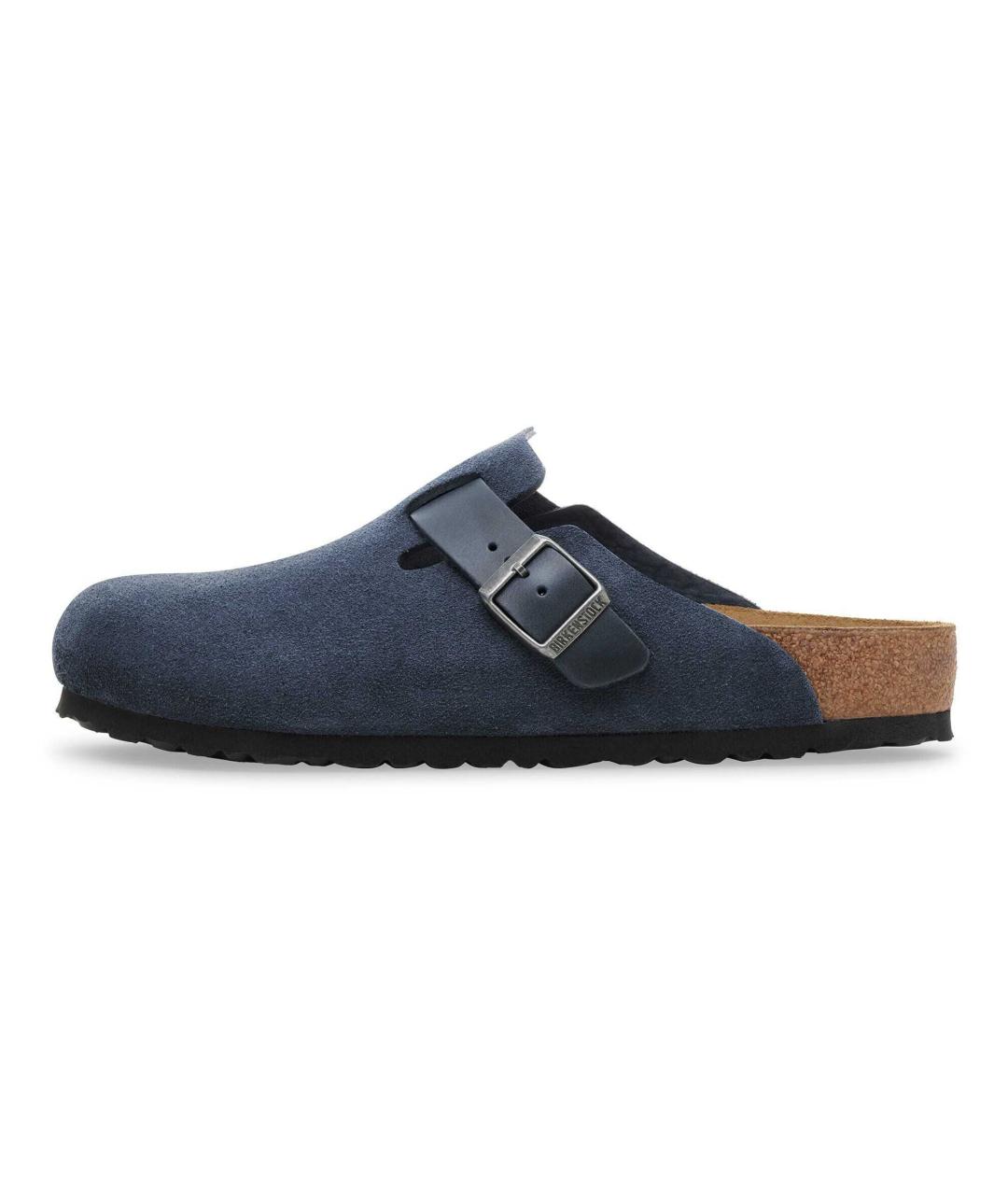 BIRKENSTOCK Синие замшевые сандалии, фото 6