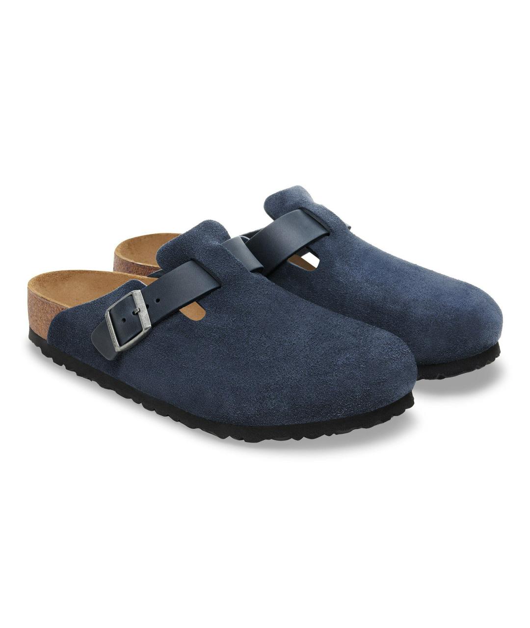 BIRKENSTOCK Синие замшевые сандалии, фото 3