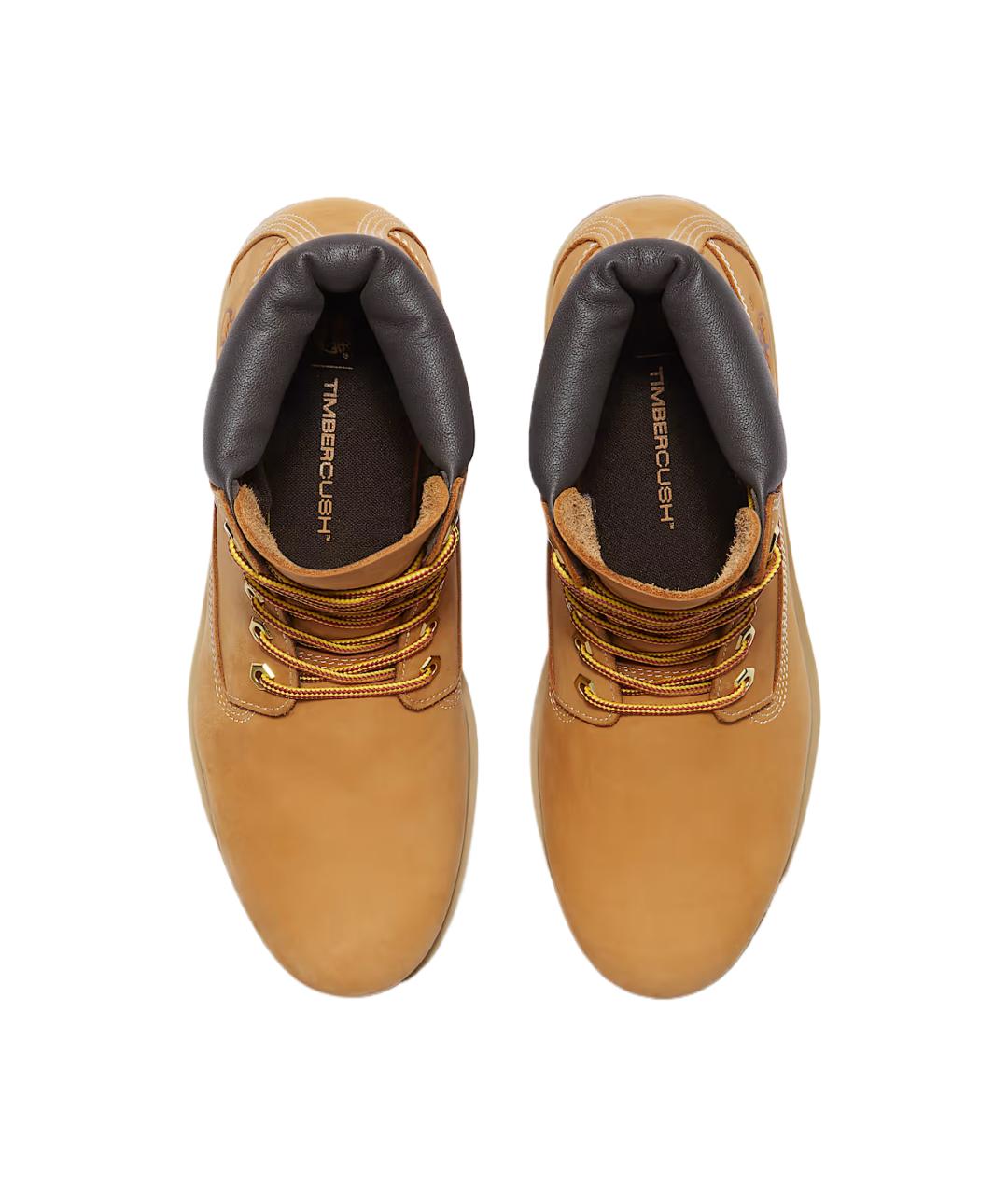 TIMBERLAND Бежевые кожаные низкие ботинки, фото 3