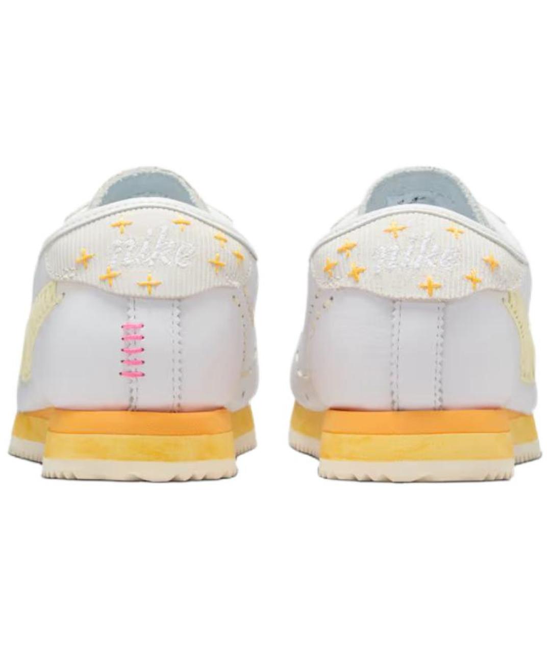 NIKE Белые кожаные кроссовки, фото 5