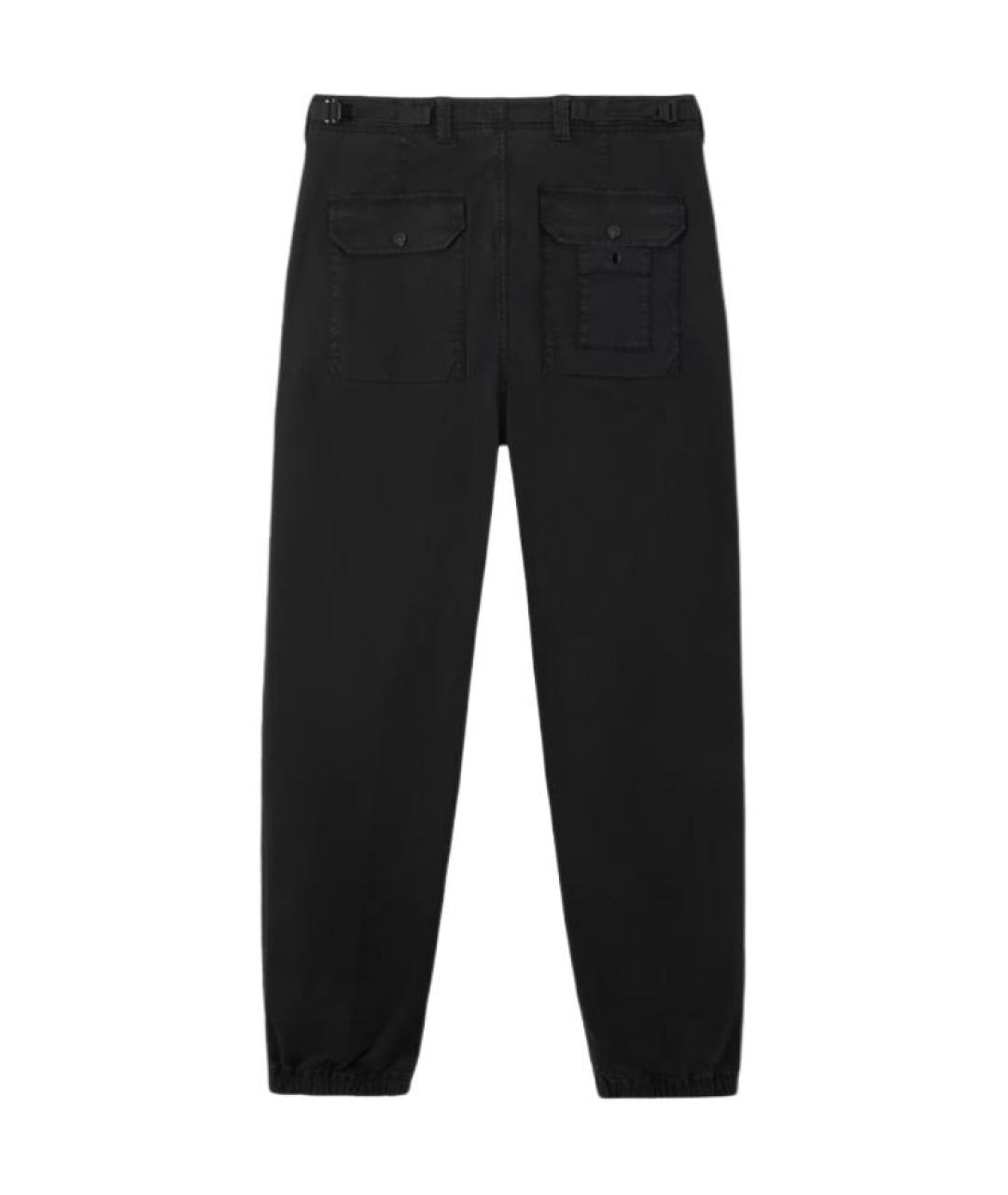 STONE ISLAND Черные брюки чинос, фото 2