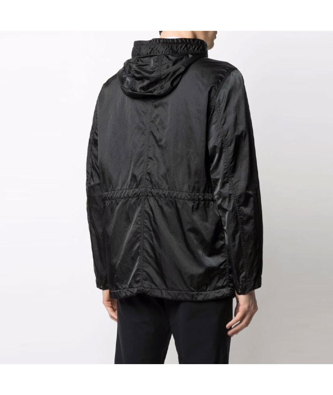 STONE ISLAND Черная полиамидовая куртка, фото 4