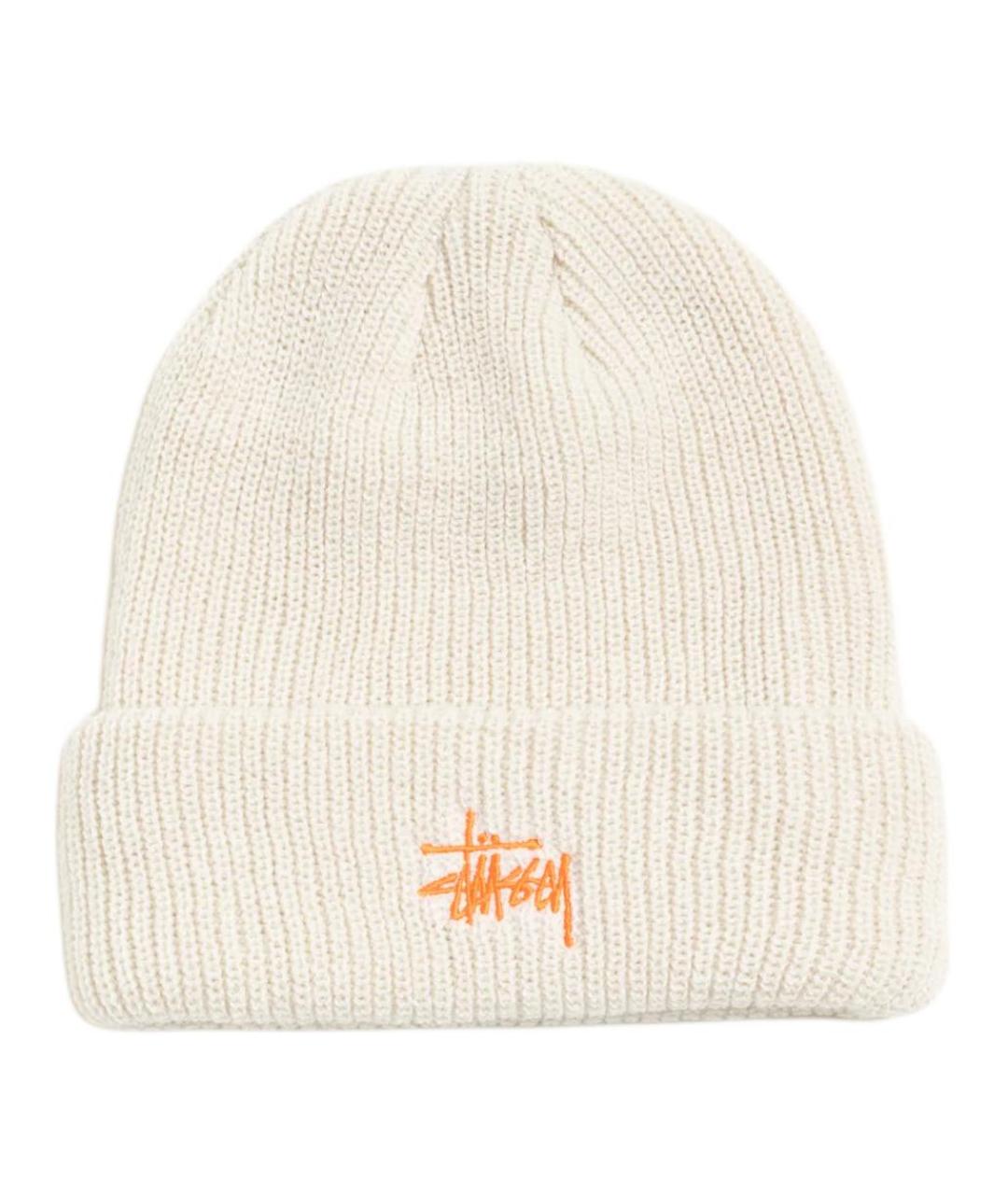 STUSSY Бежевая шапка, фото 1