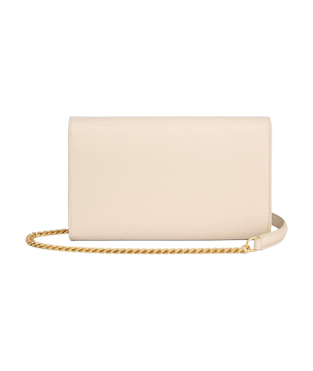 CELINE Бежевый кожаный кошелек, фото 3