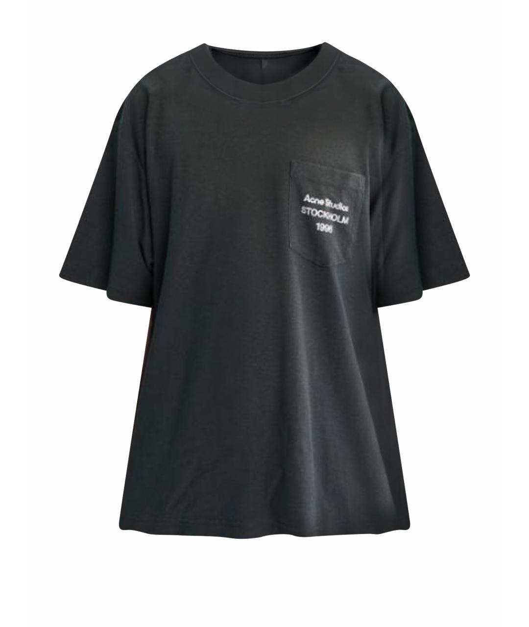 ACNE STUDIOS Черная футболка, фото 1