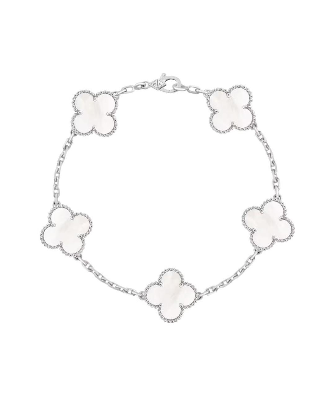 VAN CLEEF & ARPELS Серебрянный браслет из белого золота, фото 4