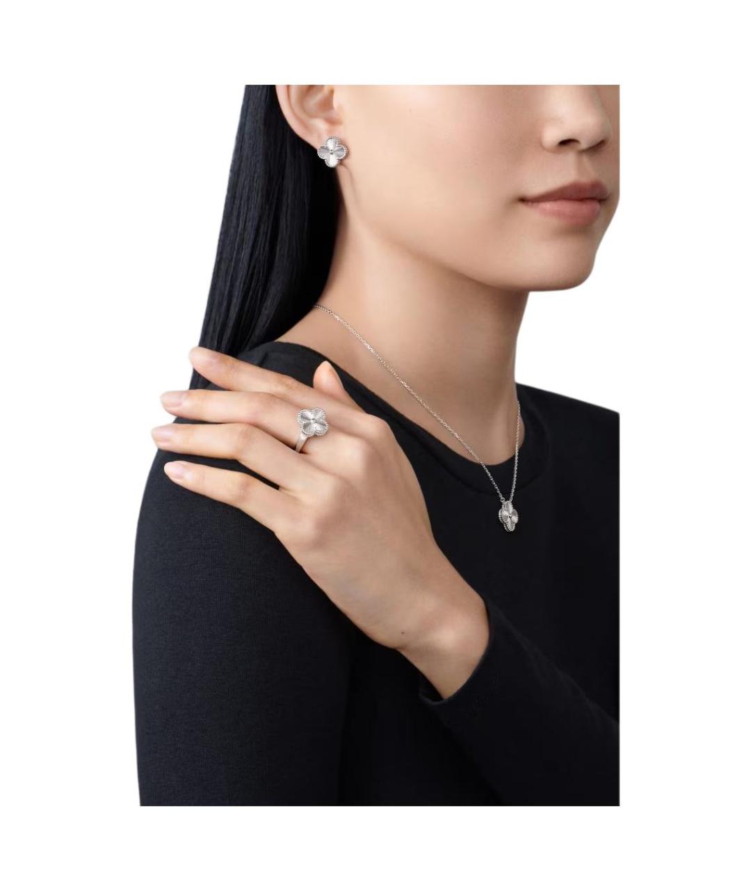 VAN CLEEF & ARPELS Серебряная подвеска из белого золота, фото 5