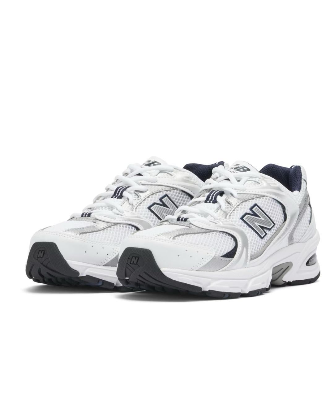 NEW BALANCE Белые текстильные кроссовки, фото 6