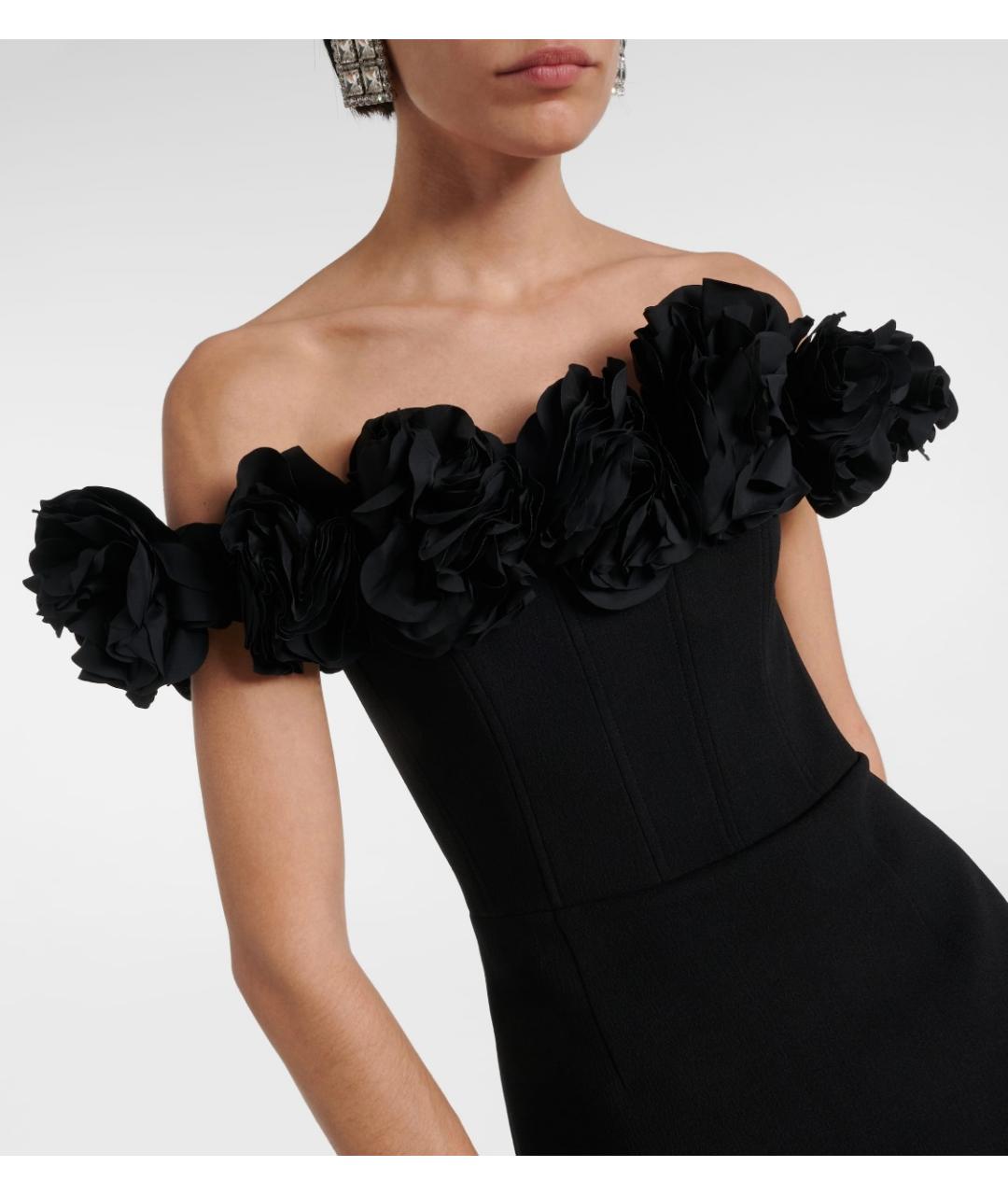 REBECCA VALLANCE Черное полиэстеровое коктейльное платье, фото 2