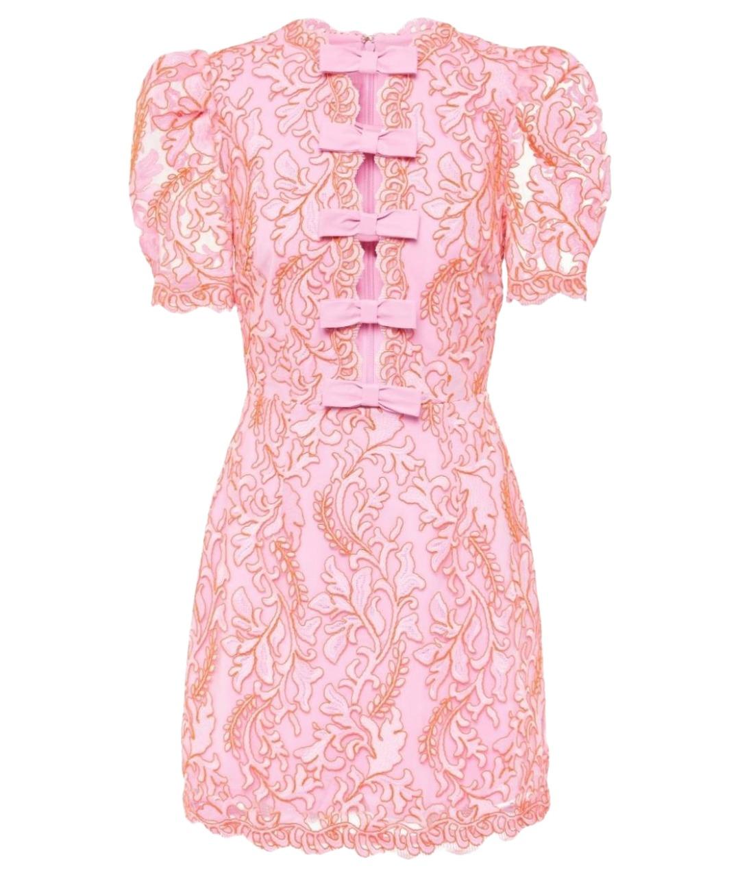 REBECCA VALLANCE Розовое полиэстеровое коктейльное платье, фото 1