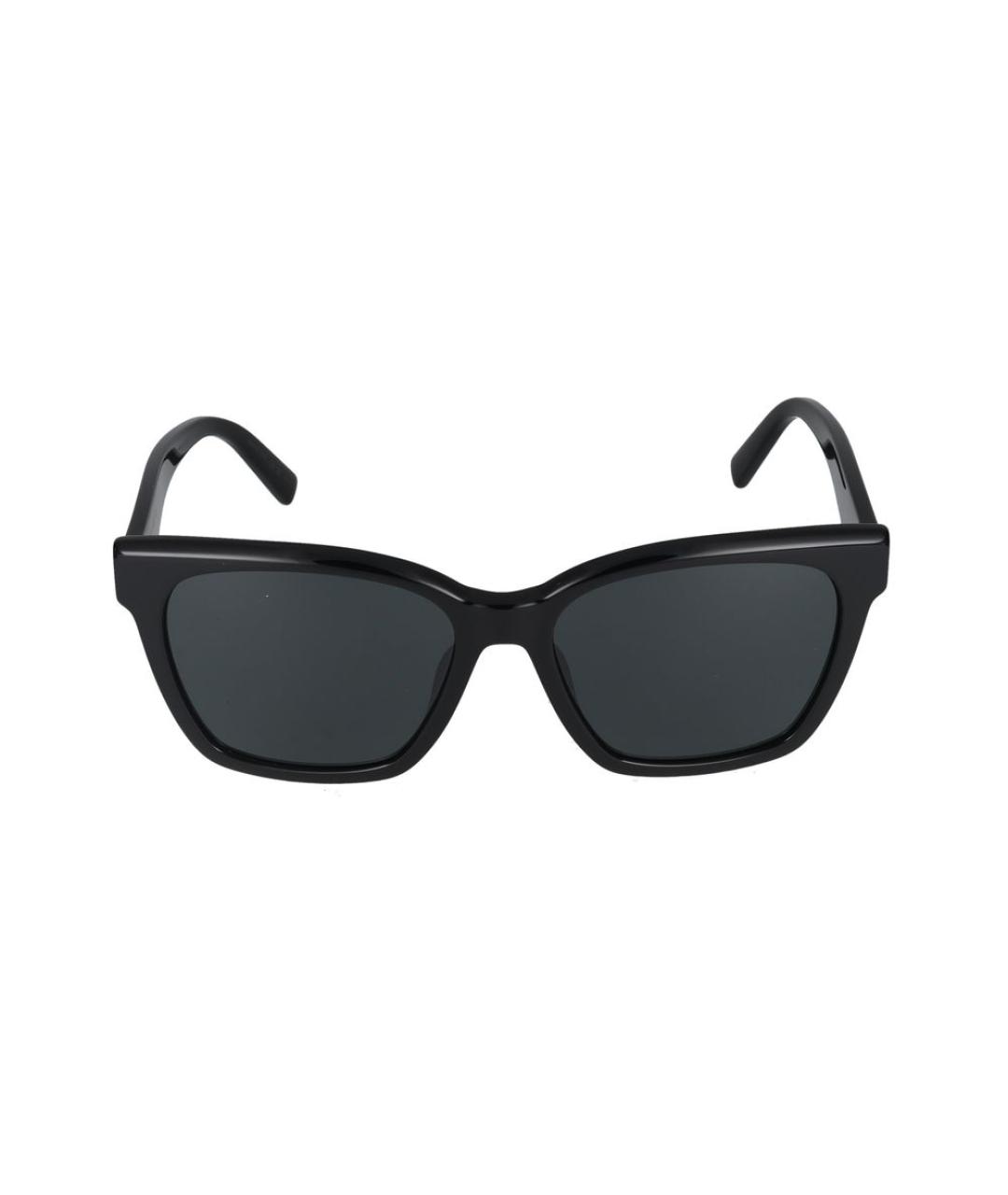 SAINT LAURENT Черные пластиковые солнцезащитные очки, фото 2