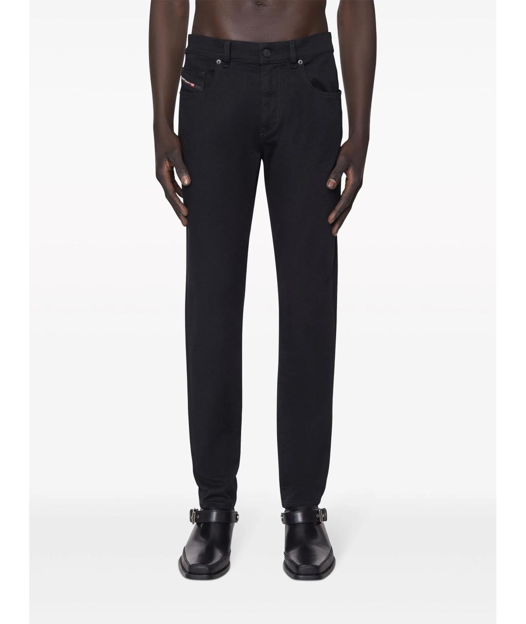 DIESEL Черные хлопковые повседневные брюки, фото 3