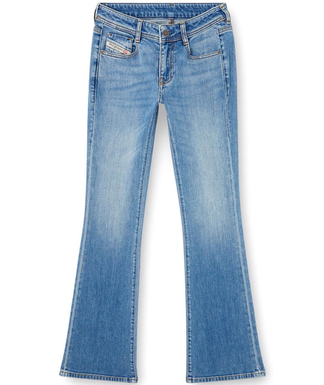 DIESEL Синие хлопковые джинсы клеш, фото 1