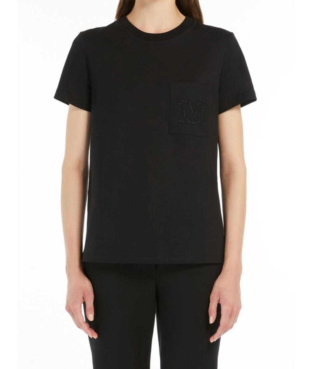 MAX MARA Серая хлопковая футболка, фото 2