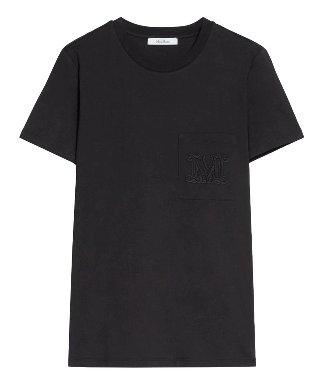 MAX MARA Серая хлопковая футболка, фото 1