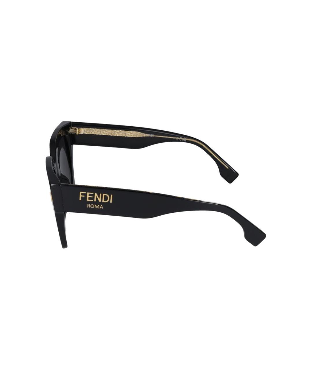 FENDI Мульти пластиковые солнцезащитные очки, фото 4