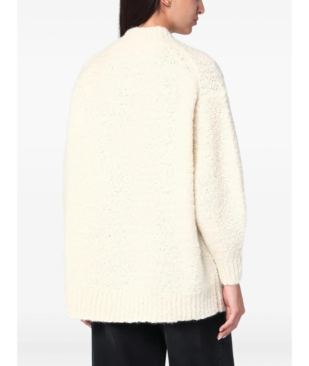 ISABEL MARANT Белый шерстяной джемпер / свитер, фото 3