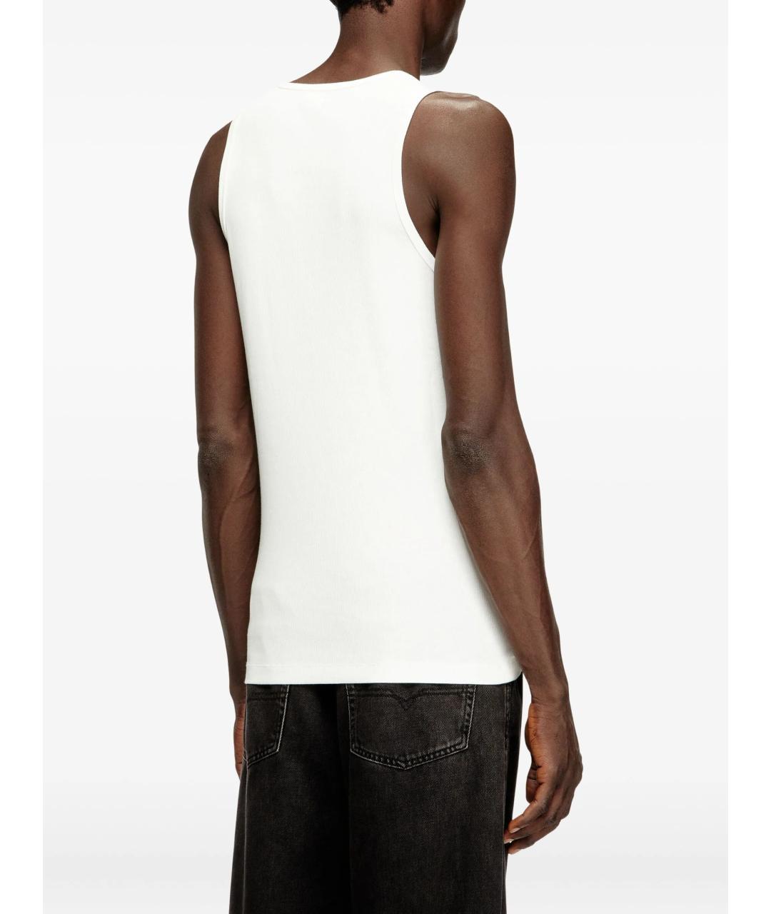 DIESEL Белая хлопковая майка, фото 4