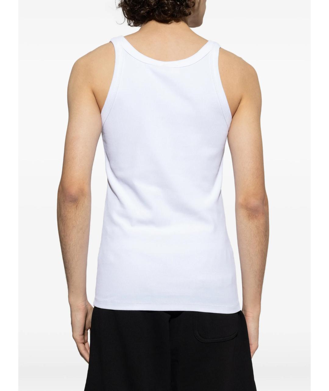 DIESEL Белая хлопковая майка, фото 4