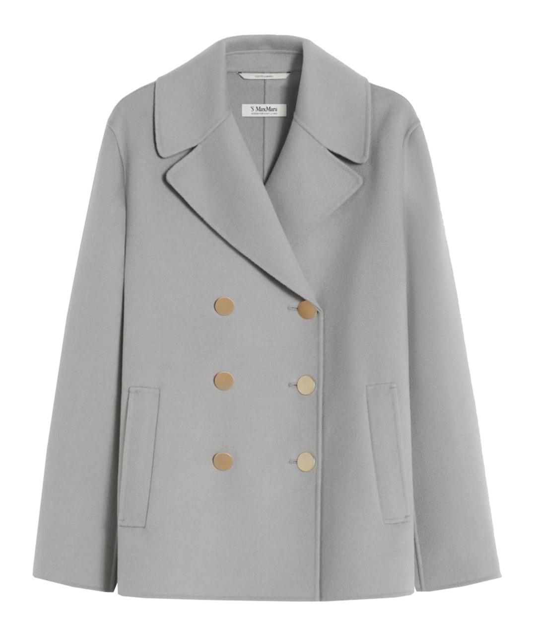 MAX MARA Синий хлопковый жакет/пиджак, фото 1