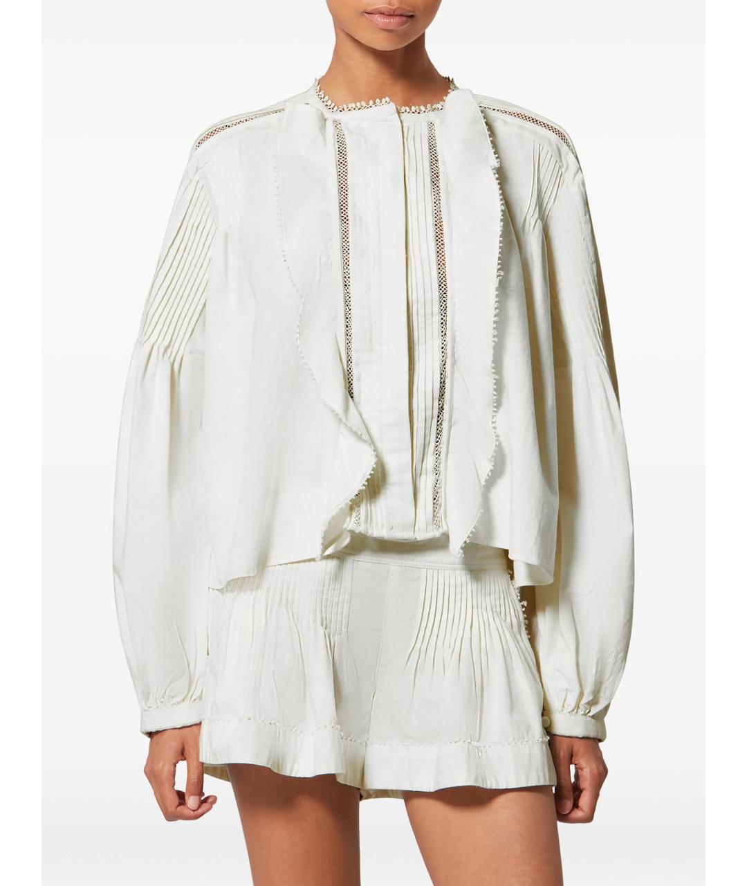 ISABEL MARANT Белая хлопковая рубашка, фото 3