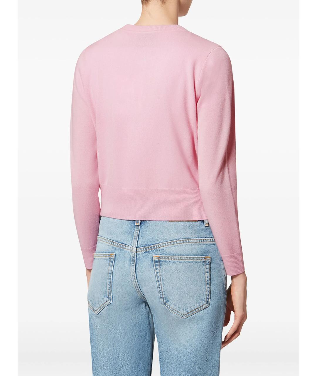 ISABEL MARANT Розовый шерстяной кардиган, фото 4