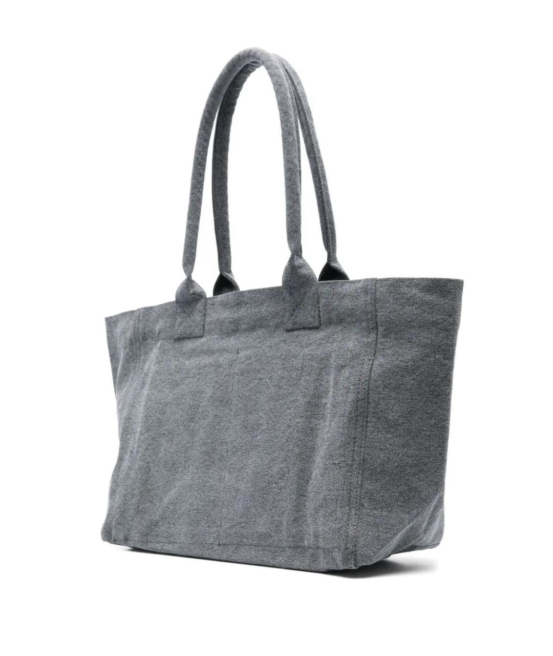 ISABEL MARANT Черная хлопковая сумка тоут, фото 3