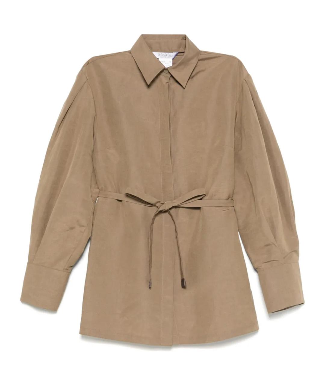 MAX MARA Коричневая рубашка, фото 1