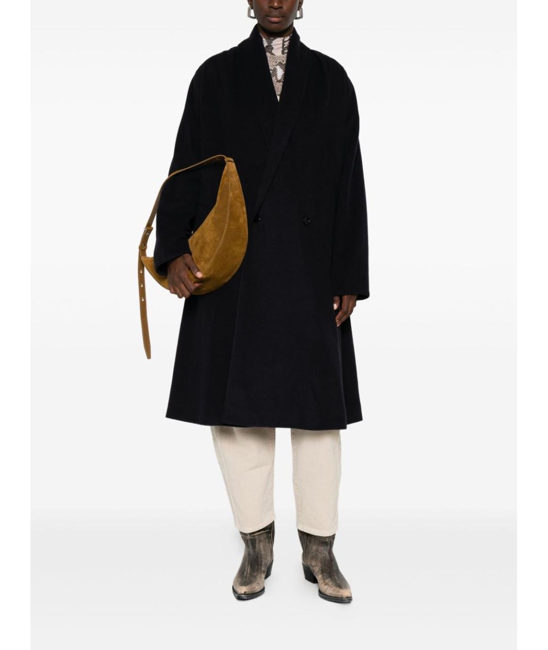 ISABEL MARANT Черное шерстяное пальто, фото 4