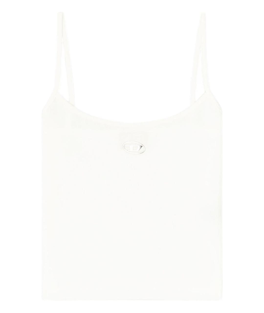 DIESEL Белая хлопковая майка, фото 1